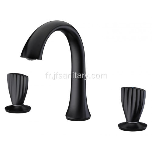 Mode Blackened Deux robinets de bassin pour lavabo